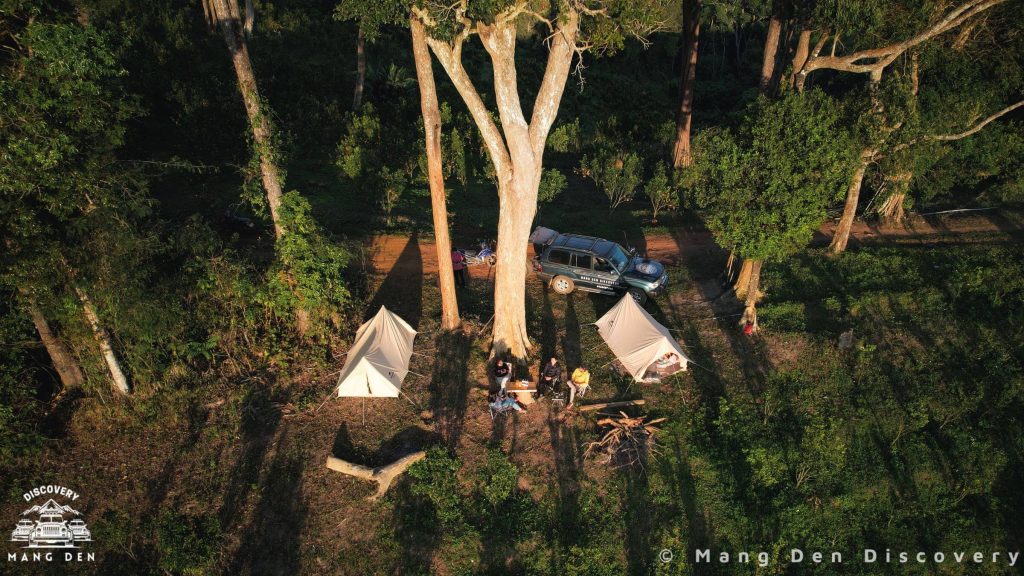 Bình minh tại một điểm cắm trại đẹp tại Măng Đen Discovery Retreat Măng Đen Kon Tum