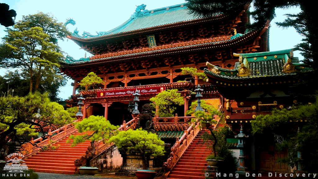 Chùa Minh Thành cổ kính trong tour 3n2d măng đen trekking camping