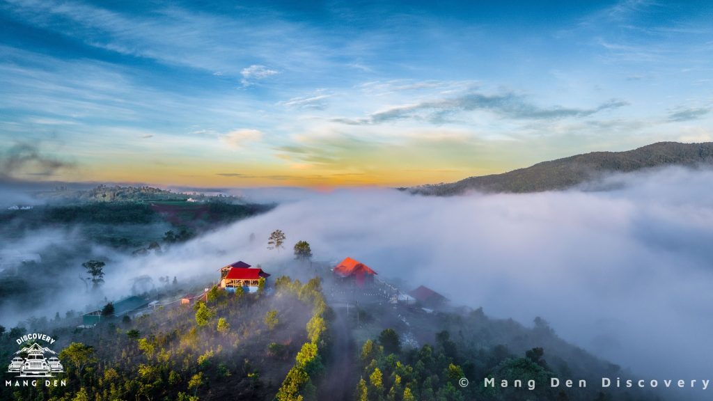 Khu 37 hộ Măng Đen Kon Tum - quán cà phê view thung lũng mây thấp buổi sáng sớm điểm săn mây đẹp ít người biết