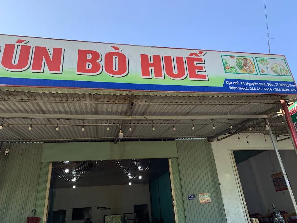 b&uacute;n b&ograve; huế Măng Đen đến chậm l&agrave; hết, đặc sắc với topping hấp dẫn, qu&aacute;n ăn s&aacute;ng, gần chợ Kon KL&ocirc;ng