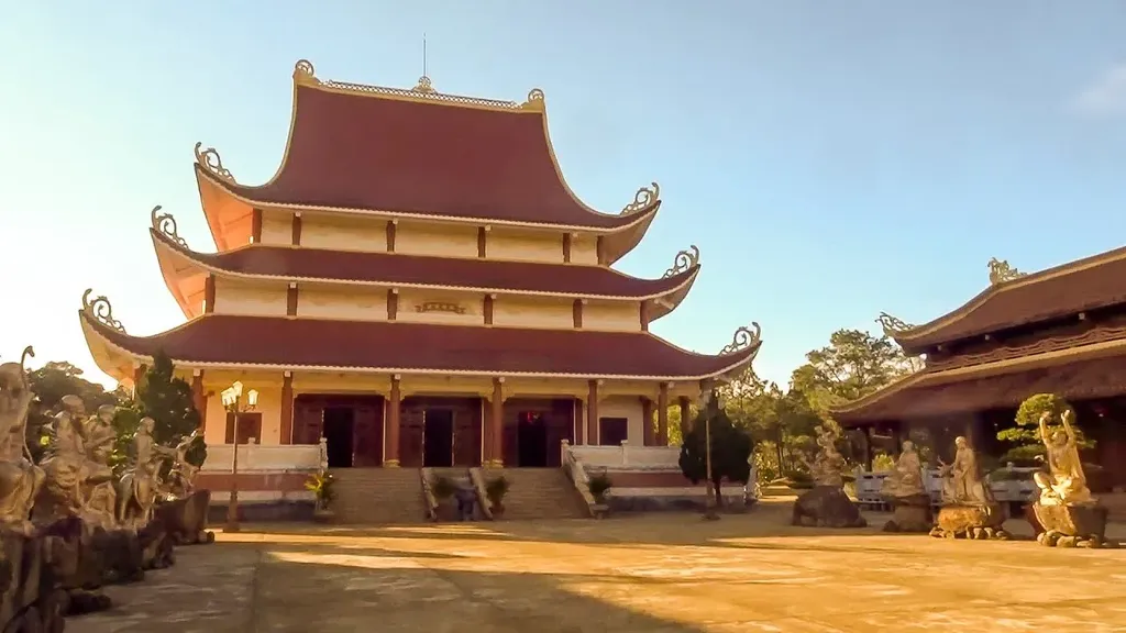 Ảnh tư liệu Ch&ugrave;a Kh&aacute;nh L&acirc;m Măng Đen giai đoạn mới h&igrave;nh th&agrave;nh